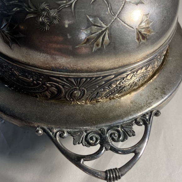 Vintage Silver Plated Butter Dish - Picture 8 of 9